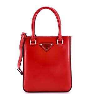 Prada Convertible Tote Brushed Leather #255153P18B